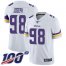 Nike Minnesota Vikings #98 Linval Joseph White Mens Stitched NFL 100th Season Vapor Limited Jersey