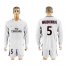 Paris Saint-Germain #5 Marquinhos Sec Away Long Sleeves Soccer Club Jersey
