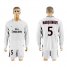 Paris Saint-Germain #5 Marquinhos Sec Away Long Sleeves Soccer Club Jersey