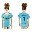 Womens Barcelona #1 Ter Stegen Away Soccer Club Jersey