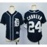 Detroit Tigers #24 Miguel Cabrera Navy Blue Cool Base Stitched Youth MLB Jersey