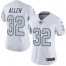 Nike Las Vegas Raiders #32 Marcus Allen White Womens Stitched NFL Limited Rush Jersey