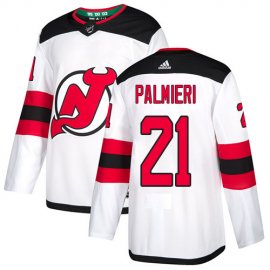 Adidas New Jersey Devils #21 Kyle Palmieri White Road Authentic Stitched NHL Jersey