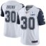 Nike Dallas Cowboys #30 Anthony Brown White Mens Stitched With Established In 1960 Patch NFL Limited Rush Jersey