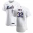 New York Mets #32 Steven Matz Mens Nike White Home 2020 Authentic Player MLB Jersey
