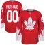 Mens Adidas Maple Leafs Personalized Authentic Red Alternate NHL Jersey