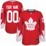 Mens Adidas Maple Leafs Personalized Authentic Red Alternate NHL Jersey