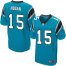 Nike Carolina Panthers #15 Chris Hogan Blue Alternate Mens Stitched NFL Elite Jersey