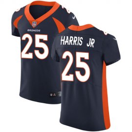 Nike Denver Broncos #25 Chris Harris Jr Navy Blue Alternate Mens Stitched NFL Vapor Untouchable Elite Jersey