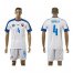 Slovakia #4 Durica Home Soccer Country Jersey