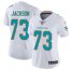 Nike Miami Dolphins #73 Austin Jackson White Womens Stitched NFL Vapor Untouchable Limited Jersey