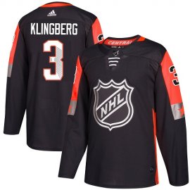 Adidas Dallas Stars #3 John Klingberg Black 2018 All-Star Central Division Authentic Stitched NHL Jersey