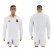 Spain Blank White Away Long Sleeves Soccer Country Jersey