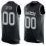 Nike Las Vegas Raiders #00 Jim Otto Black Team Color Mens Stitched NFL Limited Tank Top Jersey