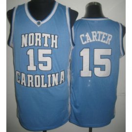 North Carolina 15 Vince Carter Blue Revolution 30 College Basketball Jersey Cheap