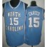 North Carolina 15 Vince Carter Blue Revolution 30 College Basketball Jersey Cheap