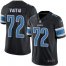 Nike Detroit Lions #72 Halapoulivaati Vaitai Black Mens Stitched NFL Limited Rush Jersey