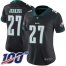 Nike Philadelphia Eagles #27 Malcolm Jenkins Black Alternate Womens Stitched NFL 100th Season Vapor Limited Jersey