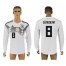Germany #8 GUNDOGAN Home 2018 FIFA World Cup Long Sleeve Thailand Soccer Jersey