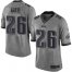 Nike Philadelphia Eagles #26 Jay Ajayi Gray Mens Stitched NFL Limited Gridiron Gray Jersey