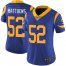 Nike Los Angeles Rams #52 Clay Matthews Royal Blue Alternate Womens Stitched NFL Vapor Untouchable Limited Jersey