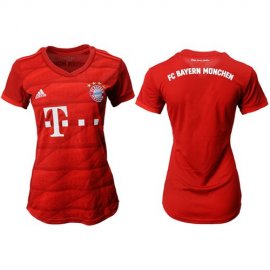 Womens Bayern Munchen Blank Home Soccer Club Jersey