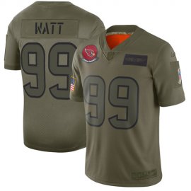 Nike Arizona Cardinals #99 J.J. Watt Camo Mens Stitched NFL Limited 2019 Salute To Service Jersey