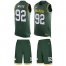 Nike Green Bay Packers #92 Reggie White Green Team Color Mens Stitched NFL Limited Tank Top Suit Jersey