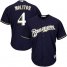Milwaukee Brewers #4 Paul Molitor Navy blue Cool Base Stitched Youth MLB Jersey