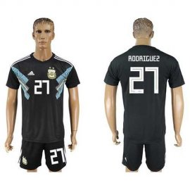 Argentina #27 Rodriguez Away Soccer Country Jersey