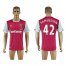 West Ham United #42 Samuelsen Home Soccer Club Jersey