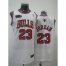 Chicago Bulls 23 jordan white jerseys Cheap