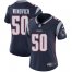 Nike New England Patriots #50 Chase Winovich Navy Blue Team Color Womens Stitched NFL Vapor Untouchable Limited Jersey