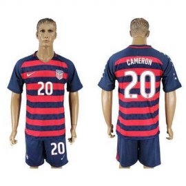 USA #20 Cameron Away Soccer Country Jersey