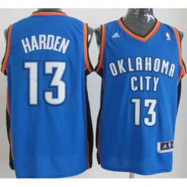 Revolution 30 Swingman Oklahoma City Thunder #13 James Harden Blue Swingman Jersey Cheap