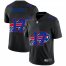 Buffalo Buffalo Bills #17 Josh Allen Mens Nike Team Logo Dual Overlap Limited NFL Jersey Black