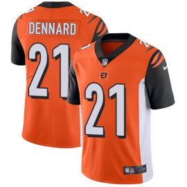 Nike Cincinnati Bengals #21 Darqueze Dennard Orange Alternate Mens Stitched NFL Vapor Untouchable Limited Jersey