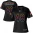 Nike Arizona Cardinals #48 Isaiah Simmons Black Womens NFL Fashion Game Jersey