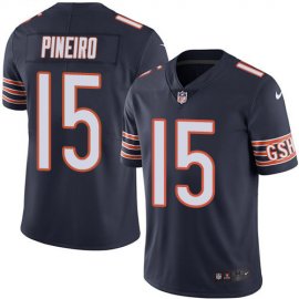 Nike Chicago Bears #15 Eddy Pineiro Navy Blue Team Color Mens Stitched NFL Vapor Untouchable Limited Jersey