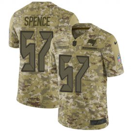 Nike Tampa Bay Buccaneers #57 Noah Spence Camo Mens Stitched NFL Limited 2018 Salute To Service Jersey