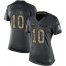 Nike Green Bay Packers #10 Darrius Shepherd Black Womens Stitched NFL Limited 2016 Salute to Service Jersey