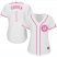 Houston Astros #1 Carlos Correa White/Pink Fashion Womens Stitched MLB Jersey