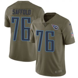 Nike Tennessee Titans #76 Rodger Saffold Olive Mens Stitched NFL Limited 2017 Salute to Service Jersey