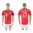 Bayern Munchen #25 Muller Home Soccer Club Jersey