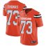 Nike Cleveland Browns #73 Joe Thomas Orange Alternate Mens Stitched NFL Vapor Untouchable Limited Jersey