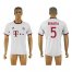 Bayern Munchen #5 Benatia White Soccer Club Jersey