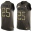 Nike Denver Broncos #25 Melvin Gordon III Green Mens Stitched NFL Limited Salute To Service Tank Top Jersey