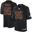 Nike Denver Broncos #95 Derek Wolfe Black Mens Stitched NFL Impact Limited Jersey