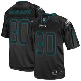 Nike Philadelphia Eagles #30 Corey Clement Lights Out Black Mens Stitched NFL Elite Jersey