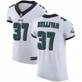 Nike Philadelphia Eagles #37 Tre Sullivan White Mens Stitched NFL Vapor Untouchable Elite Jersey